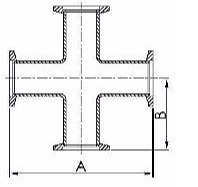 KF 4-Way Crosses Dimensions