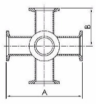 KF 6-Way Crosses Dimensions
