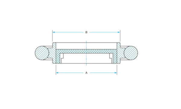 KF Screened Centering Ring Dimensions