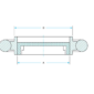 KF Screened Centering Ring Dimensions