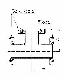 CF Tee Dimensions