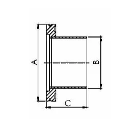ISO-F Half Nipples - Dimensions