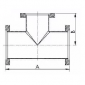 ISO-K Reducing Tees Dimensions