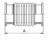 KF Bellows Dimensions
