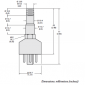 Agilent 531 Thermocouple Gauge Tube Dimensions