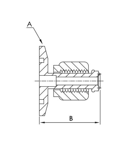 KF to Female VCR Adapter » High Vac Depot