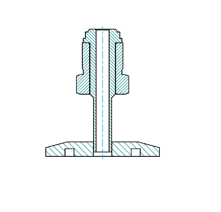 KF to Male VCR Adapter High Vac Depot