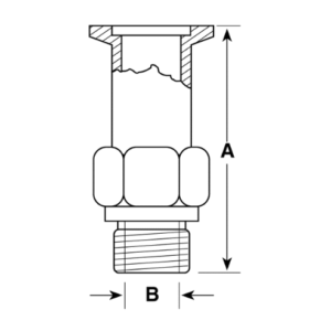 KF to Welch Pump Adapter Picture_02