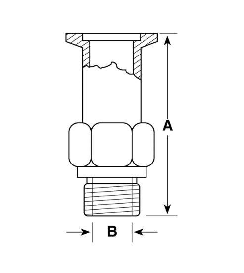 KF to Welch Pump Adapter Picture_02