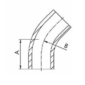 Weld 45 Degree Elbows With Tangents Dimension