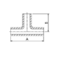 Weld Equal Tees Dimension