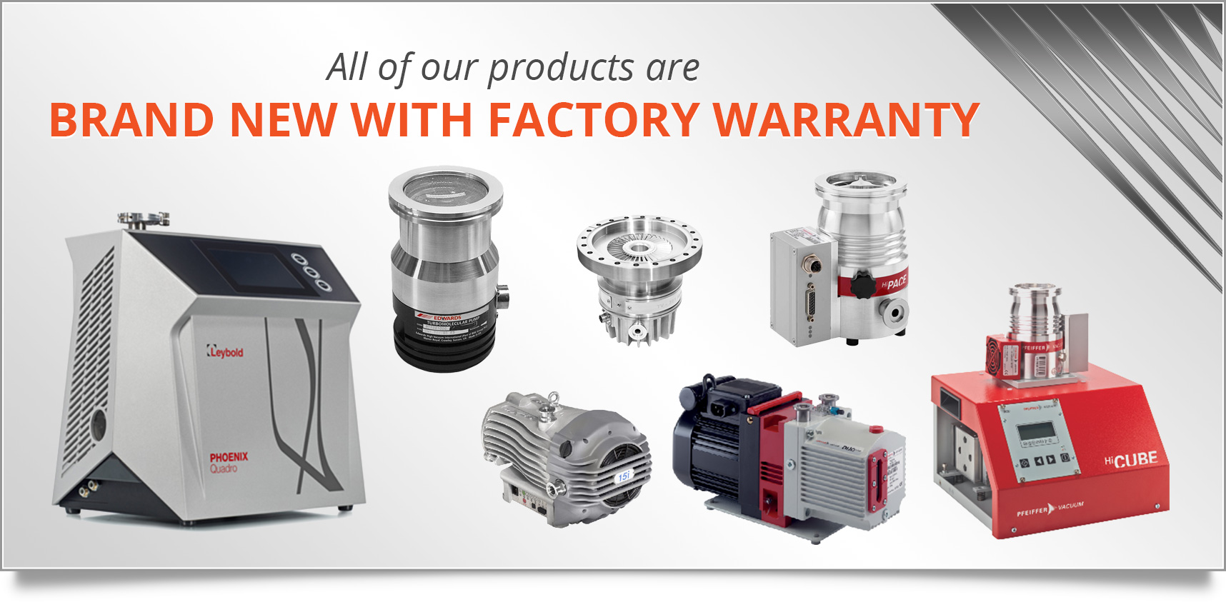 Turbo Vacuum Pumps, Edwards, Varian, Pfeiffer, Rentals » High Vac Depot