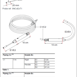 Pfeiffer Rigid Sniffer Probe Dimensions Picture 2