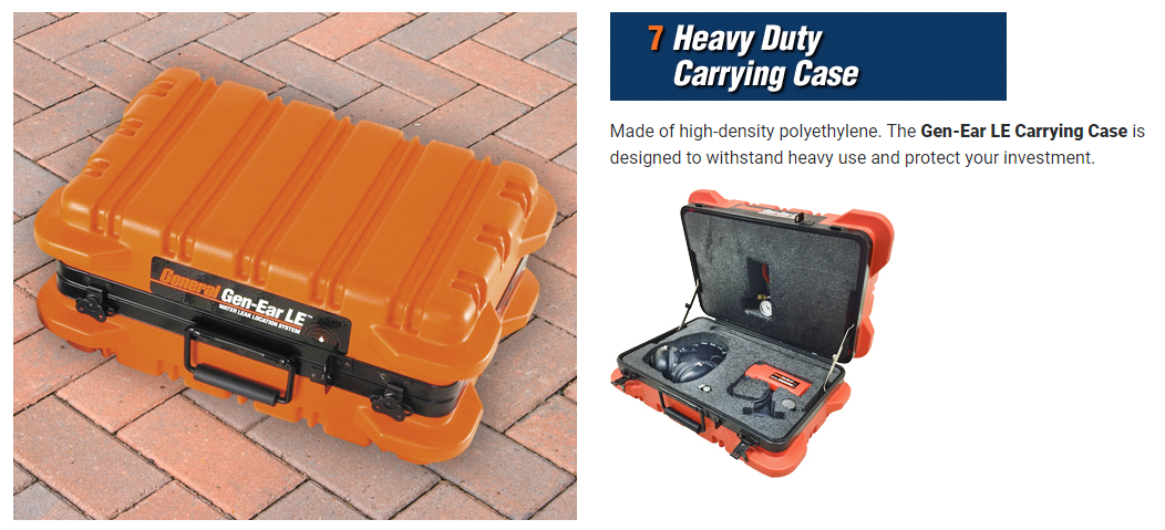 Water Leak Detector Heavy Duty Carrying Case
