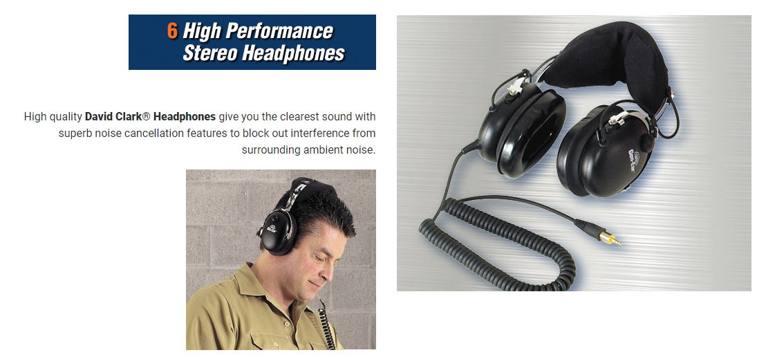 Water Leak Detector High Performance Stereo Headphones