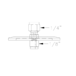 KF50 Custom Bulkhead Fitting