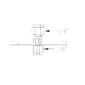 KF50 Custom Bulkhead Fitting