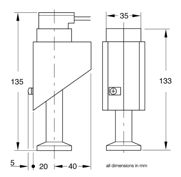 Leybold Theromvac TR 211 Dimensions