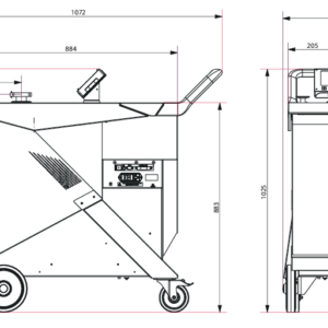 Pfeiffer ASM 390 Dimensions