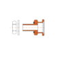 Adapter Baseplate Fitting to CF Flange Cross-Section